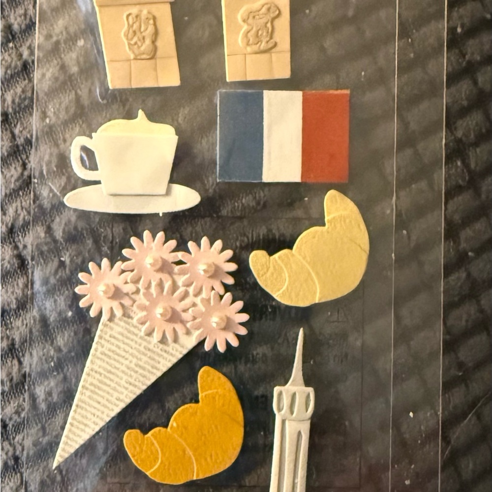 3 Brand New Packages of Vintage 3D Jolee’s Boutique Stickers Destination Theme